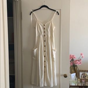 Worn once: Urban midi sundress with pockets🌻